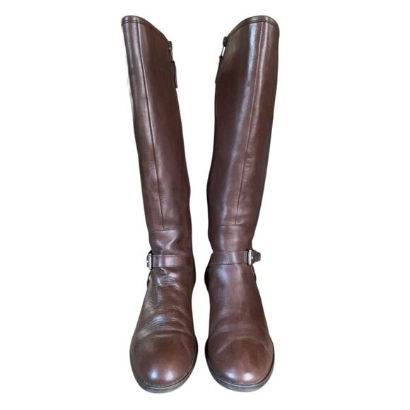 Lauren Ralph Lauren Marion Brown Leather Equestrian Riding Boots Size 8 - Picture 6 of 8